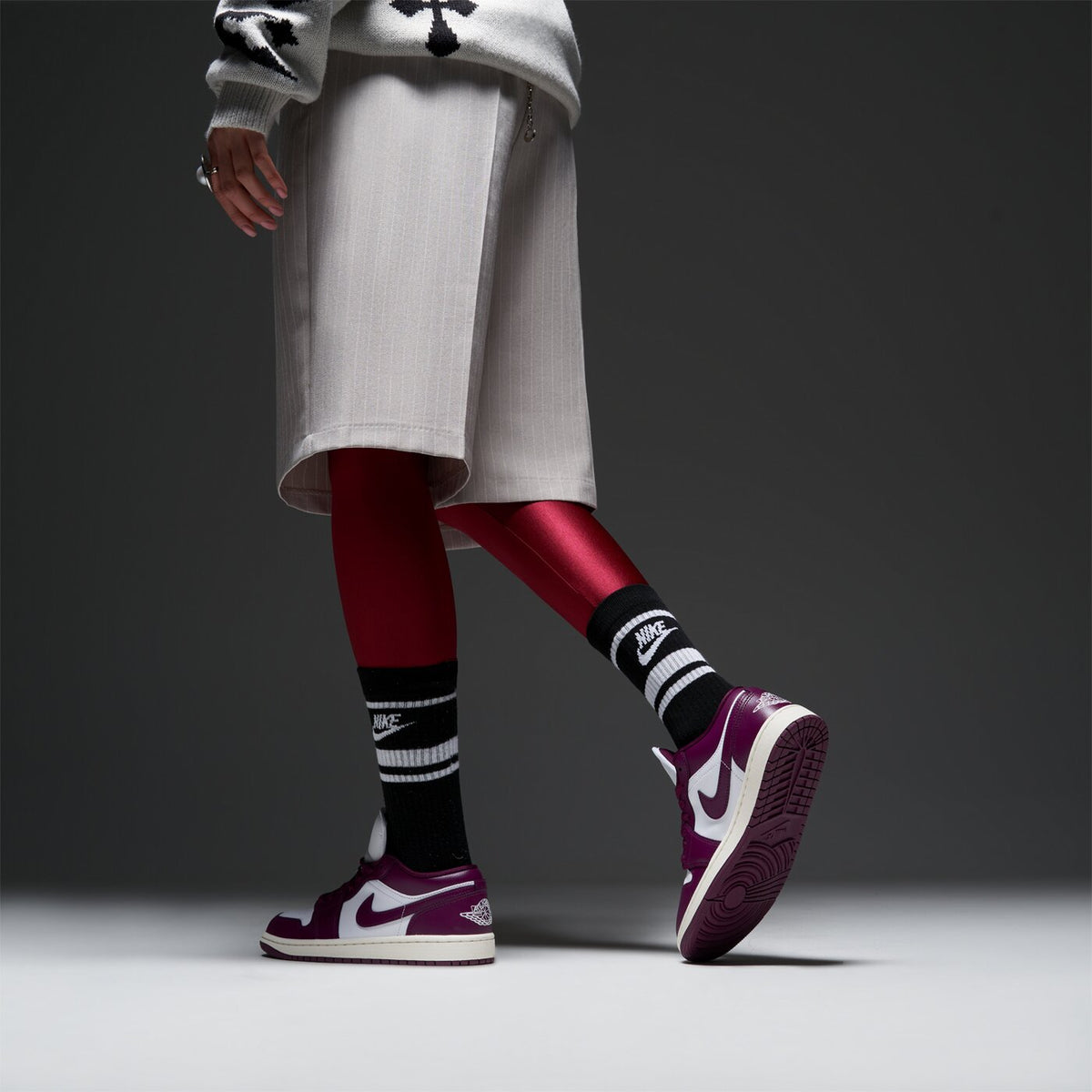 AJ 1 Low Women's - Burgundy