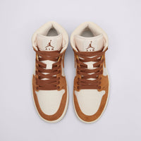 AJ 1 Mid Women's - White BQ6472-203