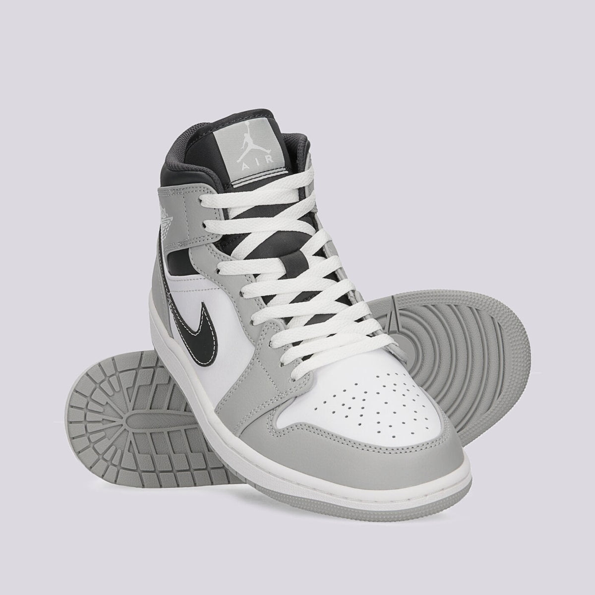 AJ 1 Mid - White 554724-078