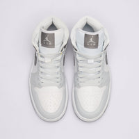 AJ 1 Mid Women's - White BQ6472-113