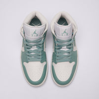 AJ 1 Mid Women's - White BQ6472-138